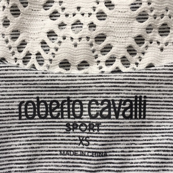 Roberto Cavalli Sport Bra Crochet Top XS - Picture 6 of 12
